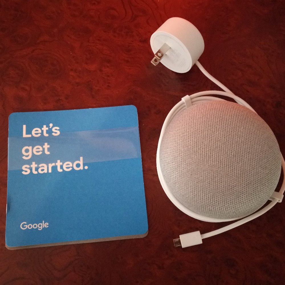 Google Mini never used includes manual